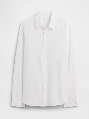 Gap Linen-Blend Shirt in Standard Fit
